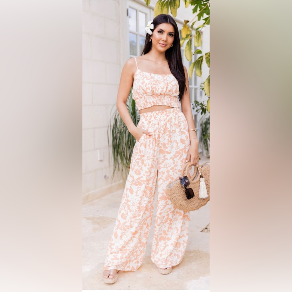 HEART OF PARADISE PEACH TWO PIECE SET